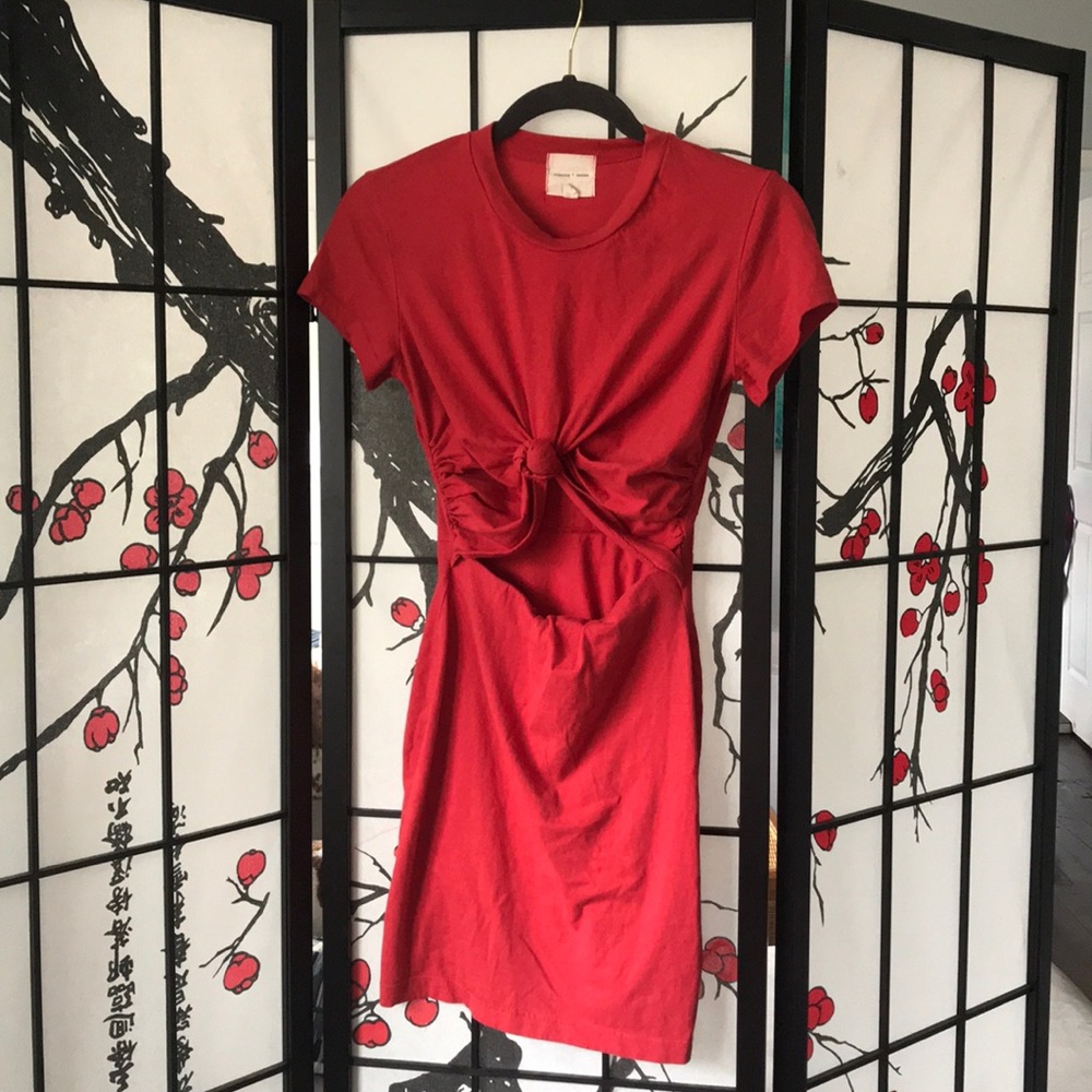 Red dress